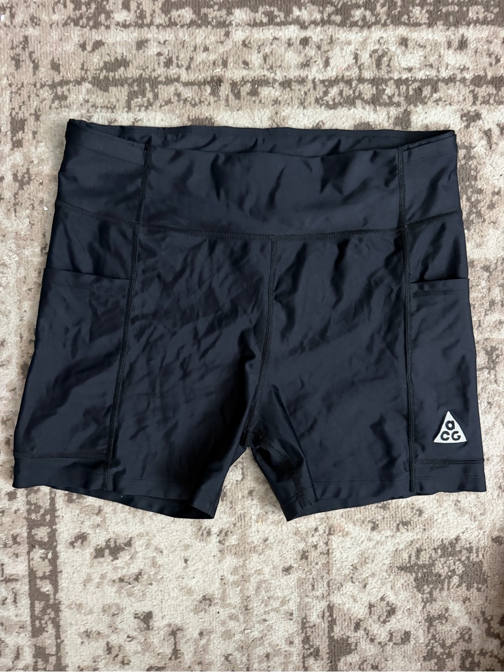 Nike ACG Black Women's Bike Shorts with Side Pockets